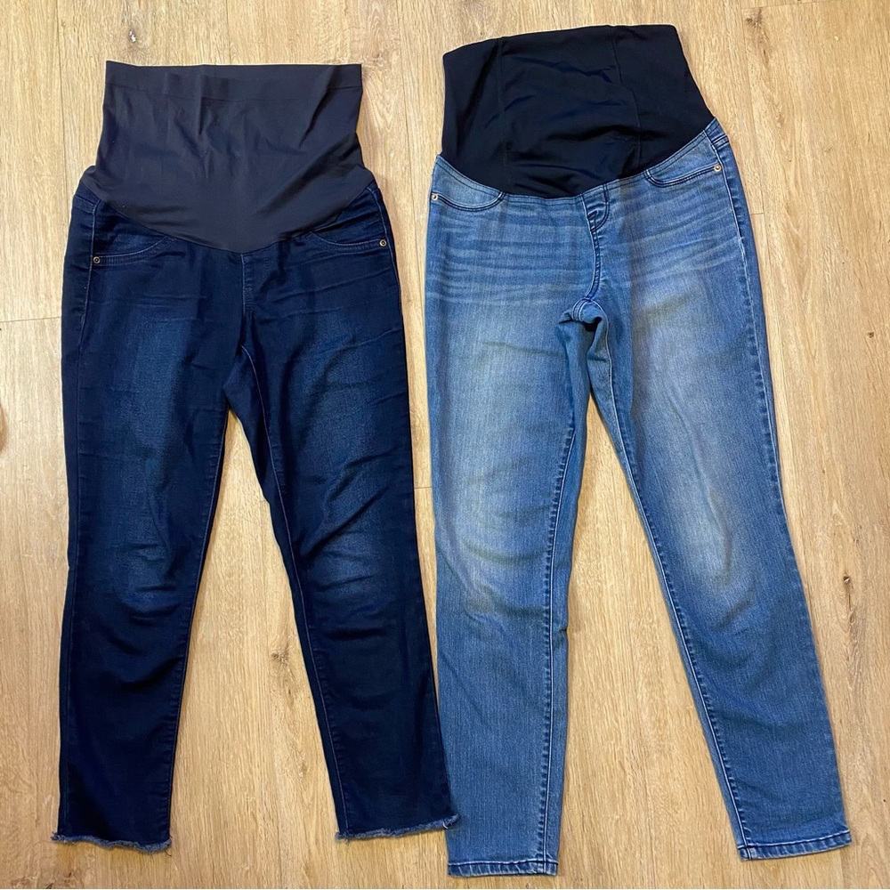 Maternity Pants set of 2 with free items